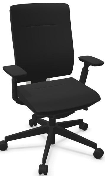 Profim Schnelllieferprogramm - Xenon 10SFL - Rücken gepolstert, schwarzer Rückenbügel 